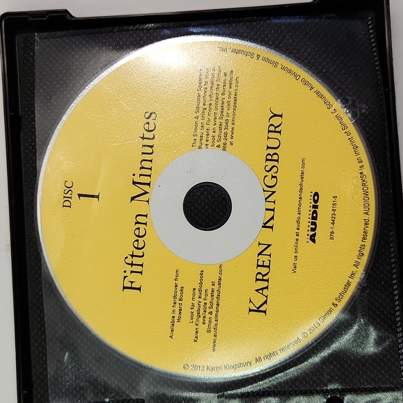 2/$20💥 Karen Kingsbury FIFTEEN MINUTES Audiobook Unabridged - Picture 7 of 9